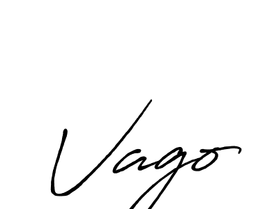 Also we have Vago name is the best signature style. Create professional handwritten signature collection using Antro_Vectra_Bolder autograph style. Vago signature style 7 images and pictures png