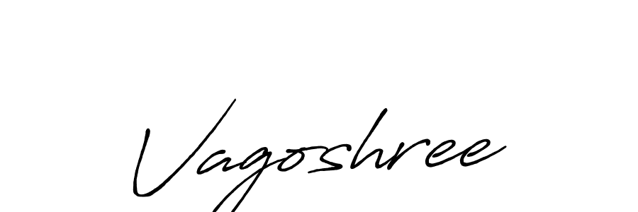 Vagoshree stylish signature style. Best Handwritten Sign (Antro_Vectra_Bolder) for my name. Handwritten Signature Collection Ideas for my name Vagoshree. Vagoshree signature style 7 images and pictures png