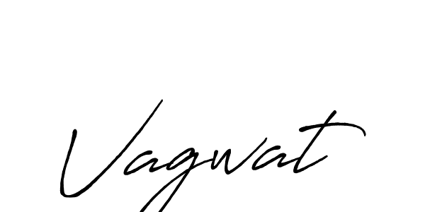 How to make Vagwat name signature. Use Antro_Vectra_Bolder style for creating short signs online. This is the latest handwritten sign. Vagwat signature style 7 images and pictures png