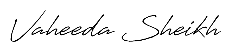 Achieve flawless digital penmanship with Vaheeda Sheikh name in Antro_Vectra_Bolder font. The perfect tool for creating online signatures. Vaheeda Sheikh signature style 7 images and pictures png