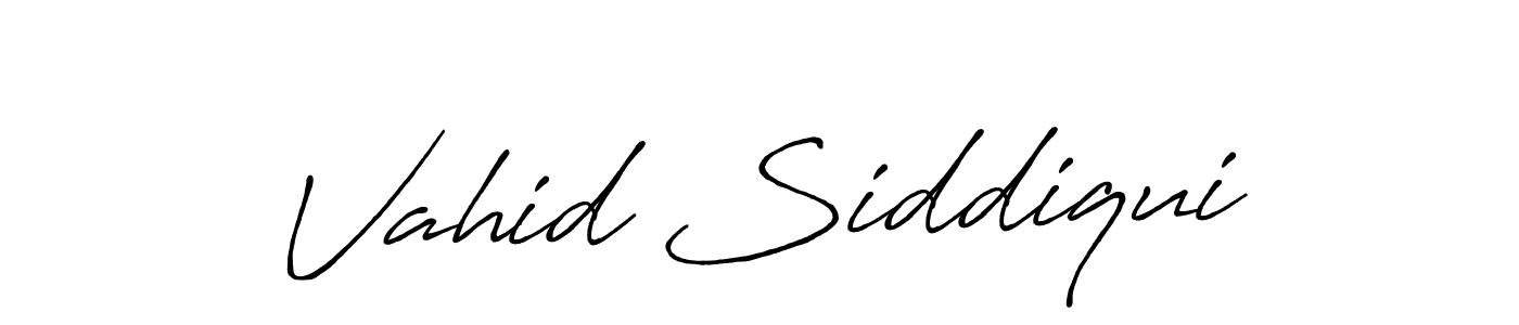 How to make Vahid Siddiqui signature? Antro_Vectra_Bolder is a professional autograph style. Create handwritten signature for Vahid Siddiqui name. Vahid Siddiqui signature style 7 images and pictures png