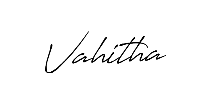 Once you've used our free online signature maker to create your best signature Antro_Vectra_Bolder style, it's time to enjoy all of the benefits that Vahitha name signing documents. Vahitha signature style 7 images and pictures png