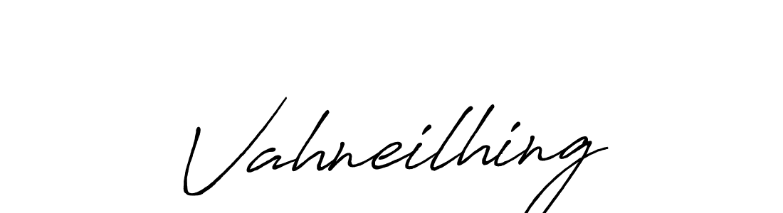 Also we have Vahneilhing name is the best signature style. Create professional handwritten signature collection using Antro_Vectra_Bolder autograph style. Vahneilhing signature style 7 images and pictures png