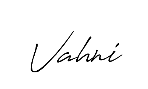 Best and Professional Signature Style for Vahni. Antro_Vectra_Bolder Best Signature Style Collection. Vahni signature style 7 images and pictures png