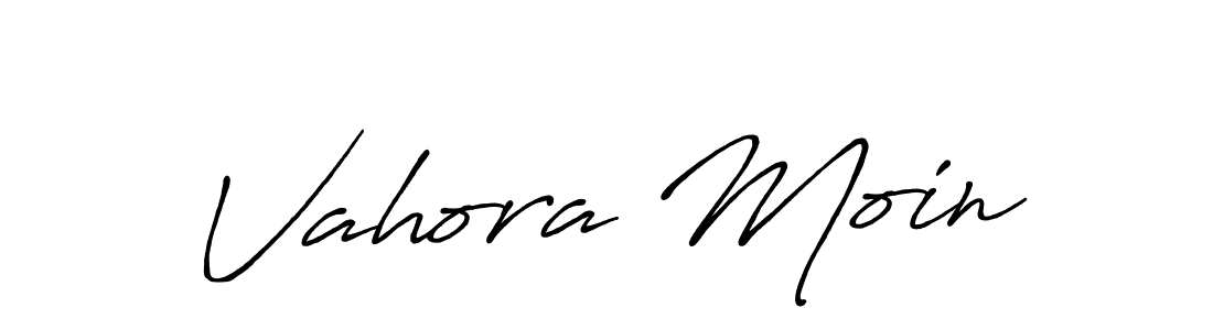 Also we have Vahora Moin name is the best signature style. Create professional handwritten signature collection using Antro_Vectra_Bolder autograph style. Vahora Moin signature style 7 images and pictures png