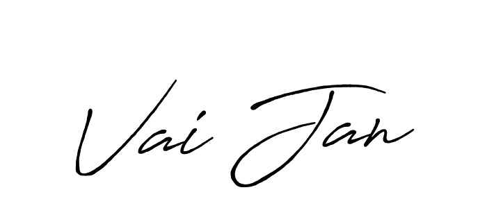 Also You can easily find your signature by using the search form. We will create Vai Jan name handwritten signature images for you free of cost using Antro_Vectra_Bolder sign style. Vai Jan signature style 7 images and pictures png