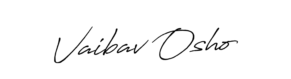 Similarly Antro_Vectra_Bolder is the best handwritten signature design. Signature creator online .You can use it as an online autograph creator for name Vaibav Osho. Vaibav Osho signature style 7 images and pictures png
