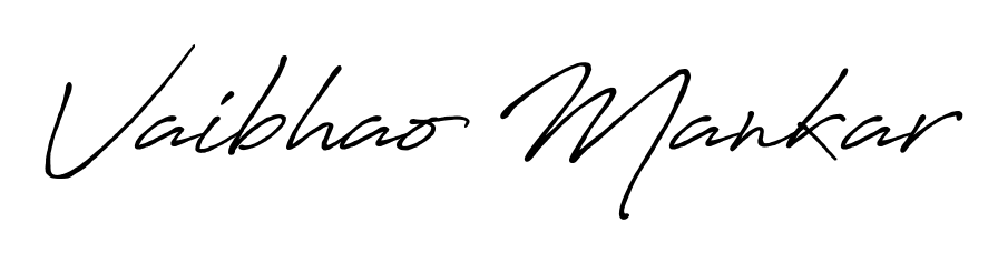 Achieve flawless digital penmanship with Vaibhao Mankar name in Antro_Vectra_Bolder font. The perfect tool for creating online signatures. Vaibhao Mankar signature style 7 images and pictures png