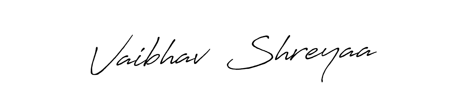 Check out images of Autograph of Vaibhav  Shreyaa name. Actor Vaibhav  Shreyaa Signature Style. Antro_Vectra_Bolder is a professional sign style online. Vaibhav  Shreyaa signature style 7 images and pictures png