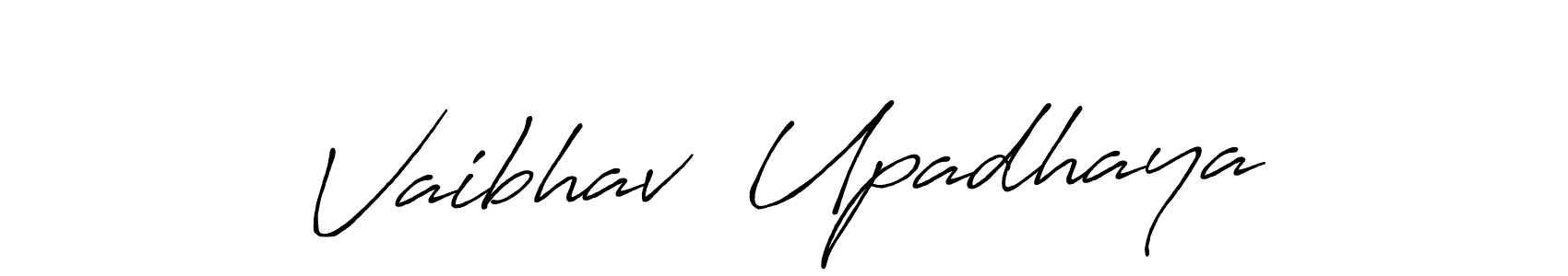It looks lik you need a new signature style for name Vaibhav  Upadhaya. Design unique handwritten (Antro_Vectra_Bolder) signature with our free signature maker in just a few clicks. Vaibhav  Upadhaya signature style 7 images and pictures png