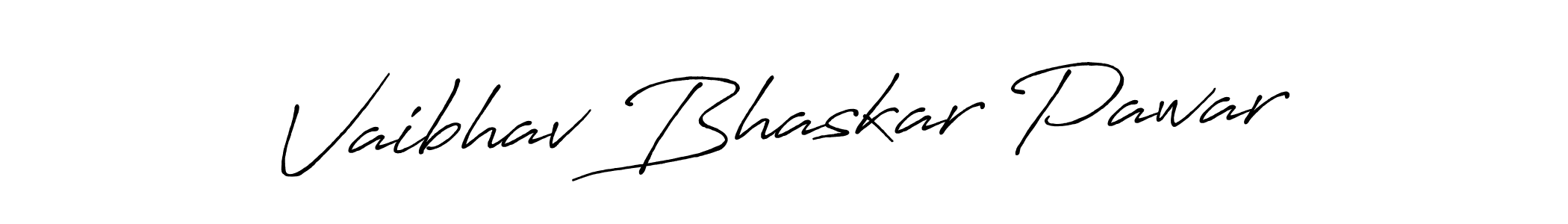 It looks lik you need a new signature style for name Vaibhav Bhaskar Pawar. Design unique handwritten (Antro_Vectra_Bolder) signature with our free signature maker in just a few clicks. Vaibhav Bhaskar Pawar signature style 7 images and pictures png