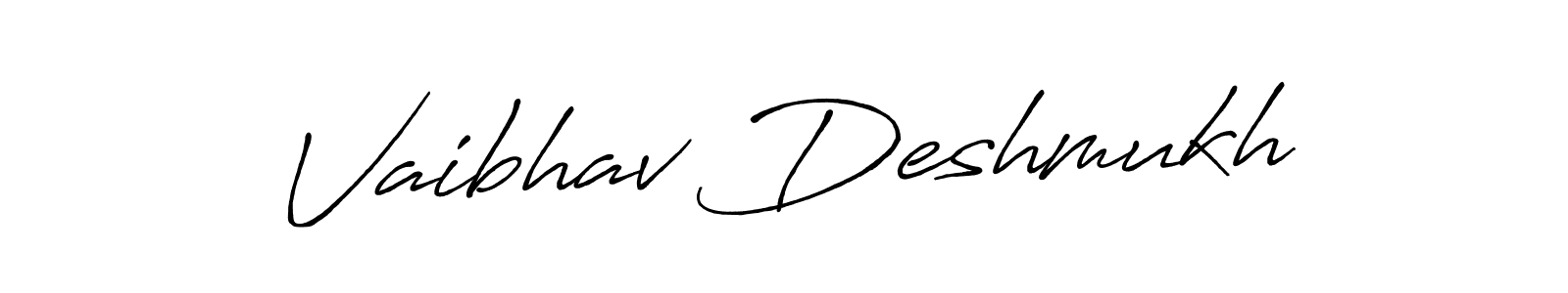 Make a beautiful signature design for name Vaibhav Deshmukh. Use this online signature maker to create a handwritten signature for free. Vaibhav Deshmukh signature style 7 images and pictures png