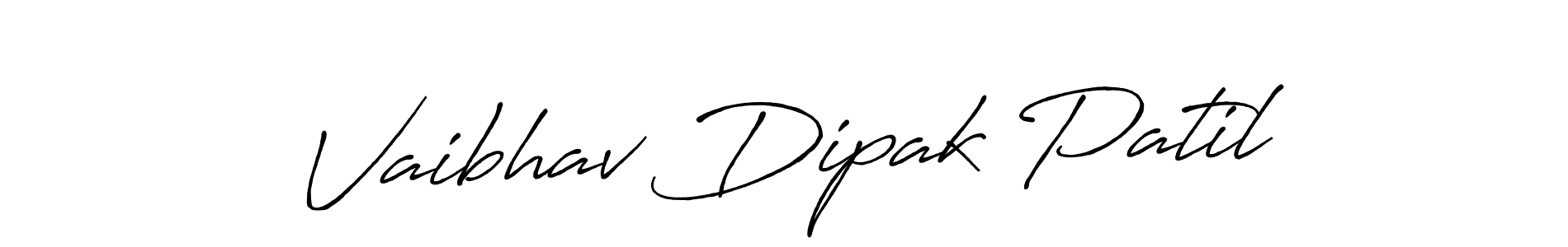 Similarly Antro_Vectra_Bolder is the best handwritten signature design. Signature creator online .You can use it as an online autograph creator for name Vaibhav Dipak Patil. Vaibhav Dipak Patil signature style 7 images and pictures png