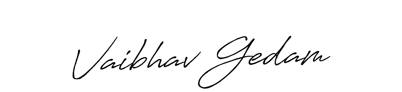 Here are the top 10 professional signature styles for the name Vaibhav Gedam. These are the best autograph styles you can use for your name. Vaibhav Gedam signature style 7 images and pictures png