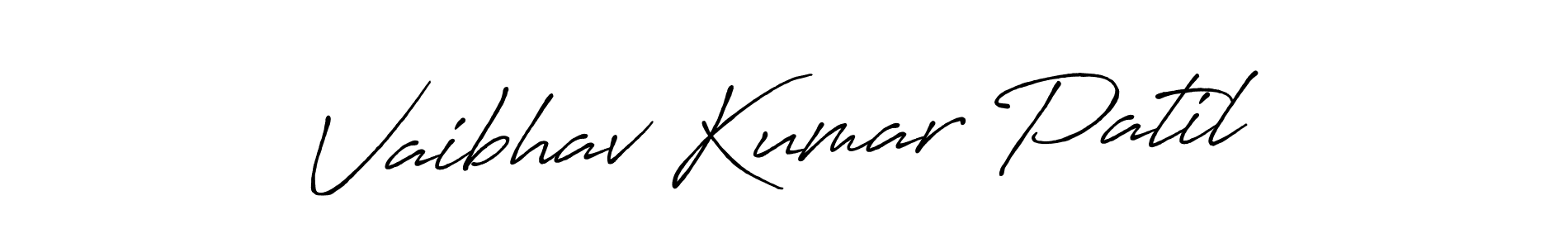 Use a signature maker to create a handwritten signature online. With this signature software, you can design (Antro_Vectra_Bolder) your own signature for name Vaibhav Kumar Patil. Vaibhav Kumar Patil signature style 7 images and pictures png