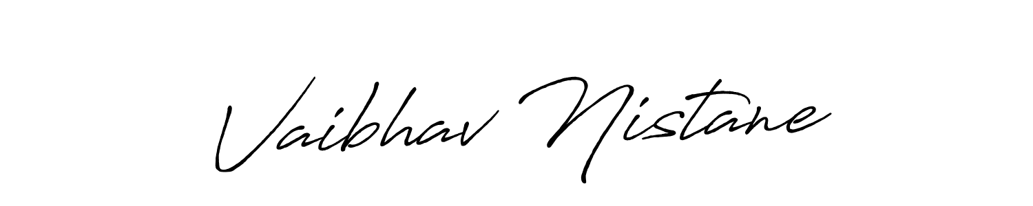 How to make Vaibhav Nistane signature? Antro_Vectra_Bolder is a professional autograph style. Create handwritten signature for Vaibhav Nistane name. Vaibhav Nistane signature style 7 images and pictures png