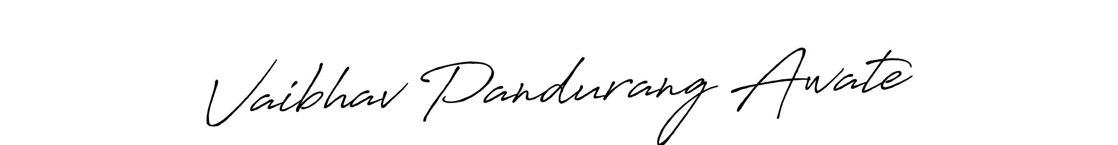 Antro_Vectra_Bolder is a professional signature style that is perfect for those who want to add a touch of class to their signature. It is also a great choice for those who want to make their signature more unique. Get Vaibhav Pandurang Awate name to fancy signature for free. Vaibhav Pandurang Awate signature style 7 images and pictures png
