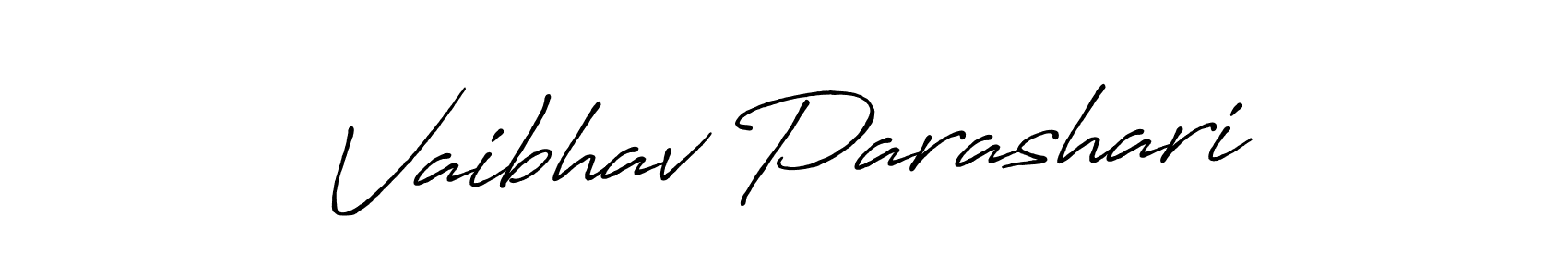 The best way (Antro_Vectra_Bolder) to make a short signature is to pick only two or three words in your name. The name Vaibhav Parashari include a total of six letters. For converting this name. Vaibhav Parashari signature style 7 images and pictures png