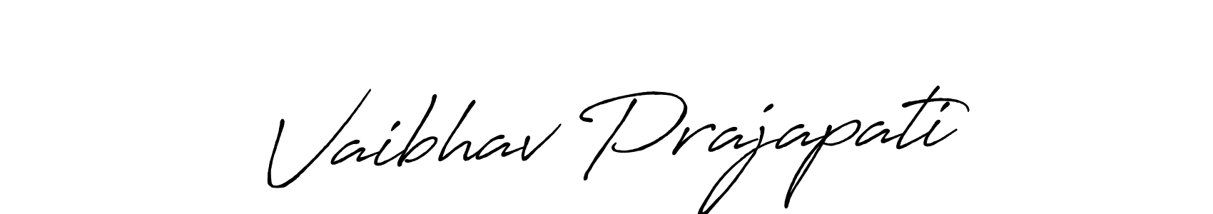 Make a short Vaibhav Prajapati signature style. Manage your documents anywhere anytime using Antro_Vectra_Bolder. Create and add eSignatures, submit forms, share and send files easily. Vaibhav Prajapati signature style 7 images and pictures png