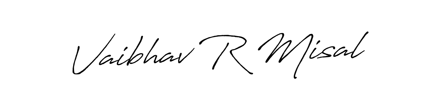 Also we have Vaibhav R Misal name is the best signature style. Create professional handwritten signature collection using Antro_Vectra_Bolder autograph style. Vaibhav R Misal signature style 7 images and pictures png