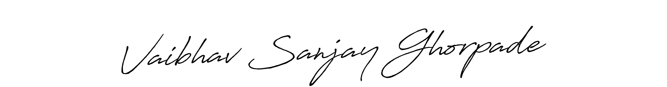 Similarly Antro_Vectra_Bolder is the best handwritten signature design. Signature creator online .You can use it as an online autograph creator for name Vaibhav Sanjay Ghorpade. Vaibhav Sanjay Ghorpade signature style 7 images and pictures png