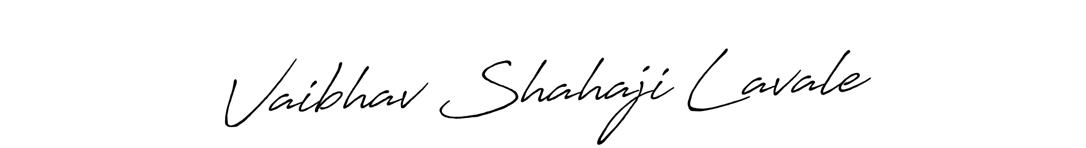Use a signature maker to create a handwritten signature online. With this signature software, you can design (Antro_Vectra_Bolder) your own signature for name Vaibhav Shahaji Lavale. Vaibhav Shahaji Lavale signature style 7 images and pictures png