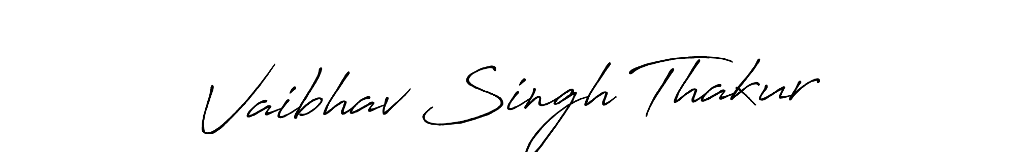 Create a beautiful signature design for name Vaibhav Singh Thakur. With this signature (Antro_Vectra_Bolder) fonts, you can make a handwritten signature for free. Vaibhav Singh Thakur signature style 7 images and pictures png