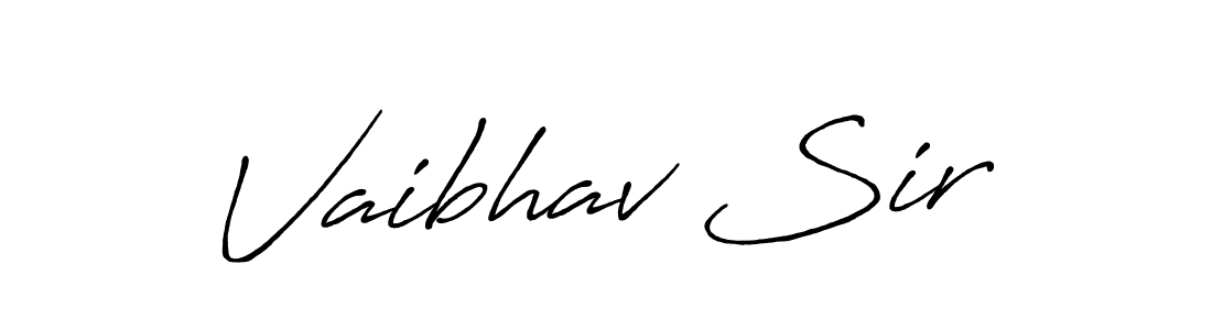 Once you've used our free online signature maker to create your best signature Antro_Vectra_Bolder style, it's time to enjoy all of the benefits that Vaibhav Sir name signing documents. Vaibhav Sir signature style 7 images and pictures png