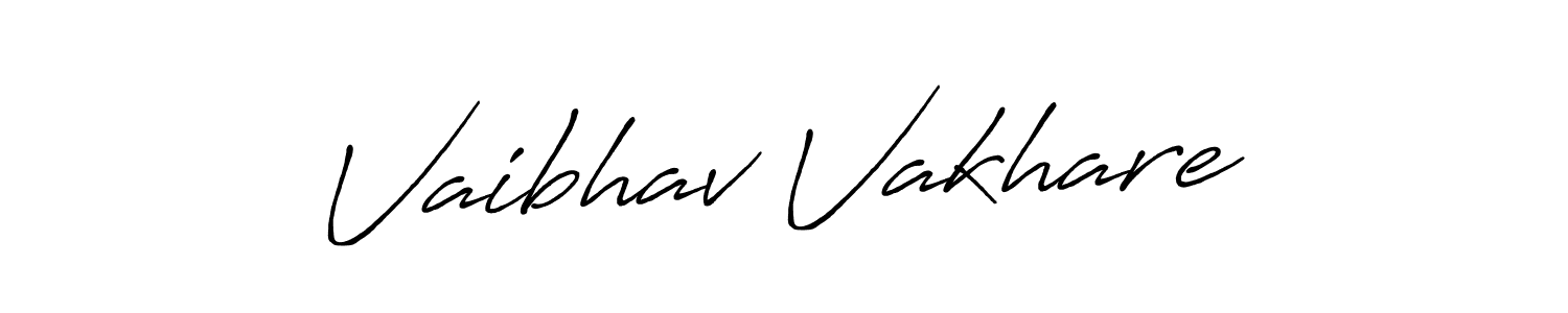 Use a signature maker to create a handwritten signature online. With this signature software, you can design (Antro_Vectra_Bolder) your own signature for name Vaibhav Vakhare. Vaibhav Vakhare signature style 7 images and pictures png