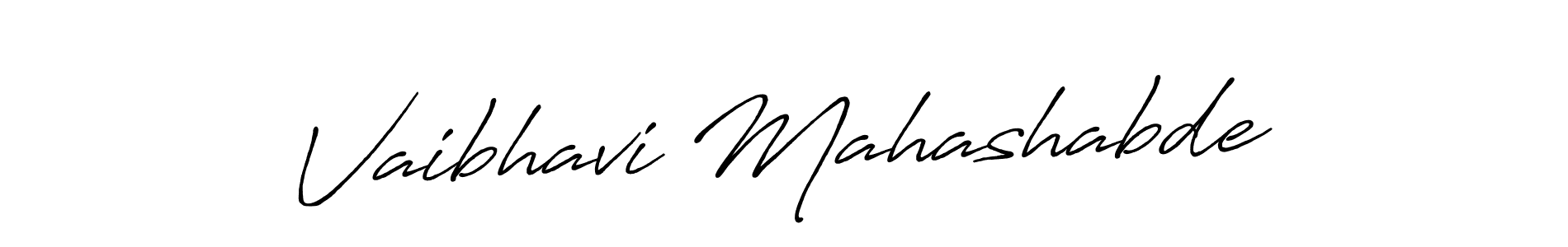 Make a short Vaibhavi Mahashabde signature style. Manage your documents anywhere anytime using Antro_Vectra_Bolder. Create and add eSignatures, submit forms, share and send files easily. Vaibhavi Mahashabde signature style 7 images and pictures png