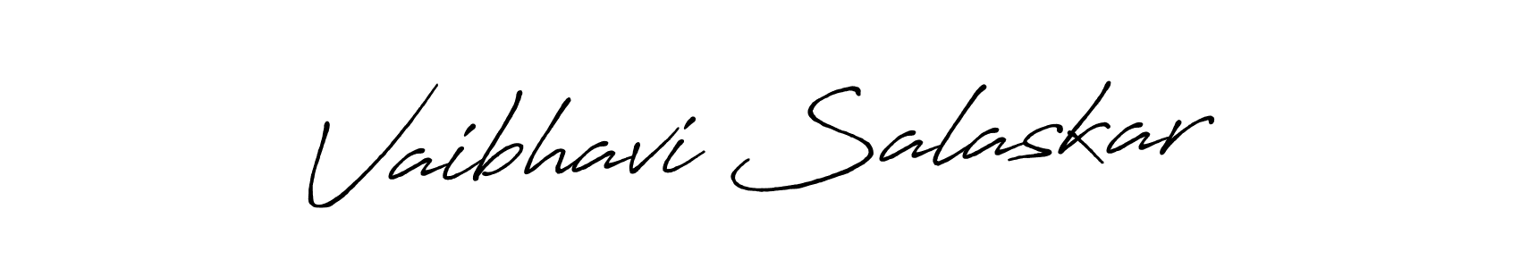 Use a signature maker to create a handwritten signature online. With this signature software, you can design (Antro_Vectra_Bolder) your own signature for name Vaibhavi Salaskar. Vaibhavi Salaskar signature style 7 images and pictures png