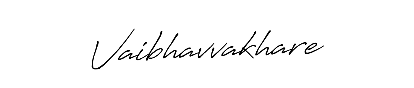 Use a signature maker to create a handwritten signature online. With this signature software, you can design (Antro_Vectra_Bolder) your own signature for name Vaibhavvakhare. Vaibhavvakhare signature style 7 images and pictures png