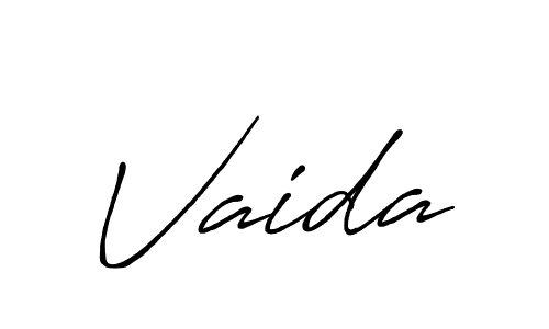 How to make Vaida signature? Antro_Vectra_Bolder is a professional autograph style. Create handwritten signature for Vaida name. Vaida signature style 7 images and pictures png