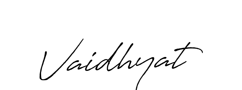 Make a beautiful signature design for name Vaidhyat. Use this online signature maker to create a handwritten signature for free. Vaidhyat signature style 7 images and pictures png