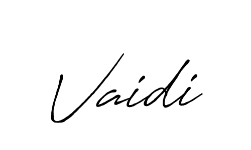 It looks lik you need a new signature style for name Vaidi. Design unique handwritten (Antro_Vectra_Bolder) signature with our free signature maker in just a few clicks. Vaidi signature style 7 images and pictures png