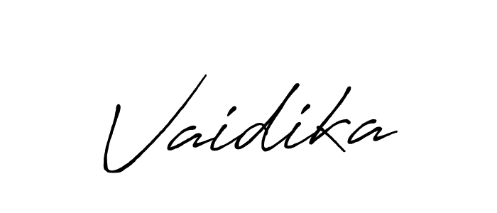 The best way (Antro_Vectra_Bolder) to make a short signature is to pick only two or three words in your name. The name Vaidika include a total of six letters. For converting this name. Vaidika signature style 7 images and pictures png