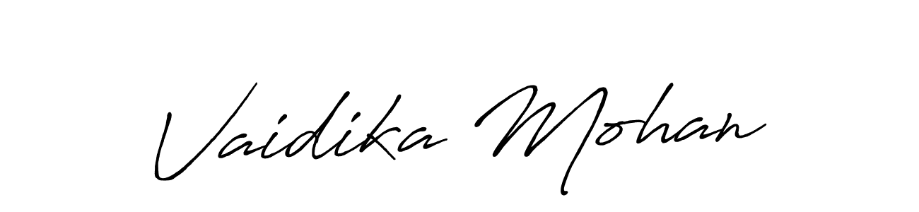 How to Draw Vaidika Mohan signature style? Antro_Vectra_Bolder is a latest design signature styles for name Vaidika Mohan. Vaidika Mohan signature style 7 images and pictures png