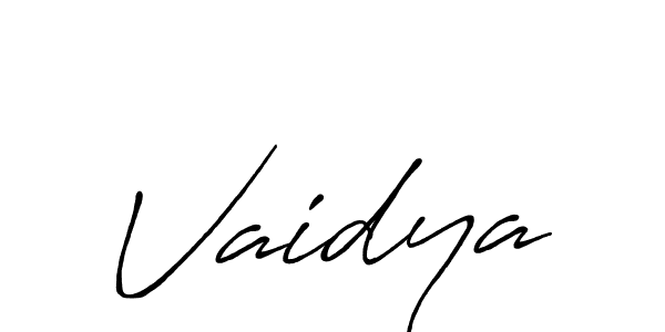 Similarly Antro_Vectra_Bolder is the best handwritten signature design. Signature creator online .You can use it as an online autograph creator for name Vaidya. Vaidya signature style 7 images and pictures png