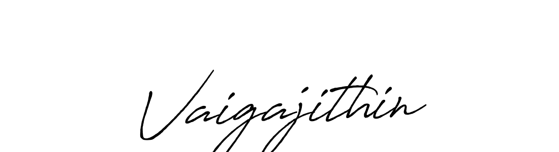 You should practise on your own different ways (Antro_Vectra_Bolder) to write your name (Vaigajithin) in signature. don't let someone else do it for you. Vaigajithin signature style 7 images and pictures png