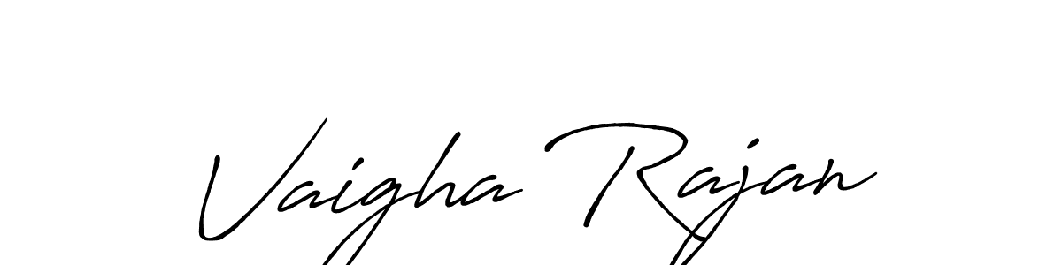 How to make Vaigha Rajan signature? Antro_Vectra_Bolder is a professional autograph style. Create handwritten signature for Vaigha Rajan name. Vaigha Rajan signature style 7 images and pictures png