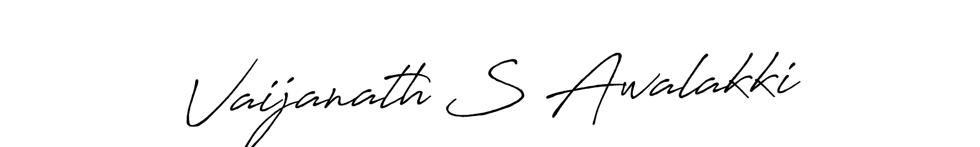 It looks lik you need a new signature style for name Vaijanath S Awalakki. Design unique handwritten (Antro_Vectra_Bolder) signature with our free signature maker in just a few clicks. Vaijanath S Awalakki signature style 7 images and pictures png