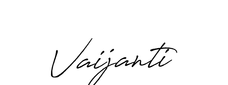 Make a beautiful signature design for name Vaijanti. Use this online signature maker to create a handwritten signature for free. Vaijanti signature style 7 images and pictures png
