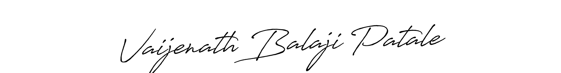 Design your own signature with our free online signature maker. With this signature software, you can create a handwritten (Antro_Vectra_Bolder) signature for name Vaijenath Balaji Patale. Vaijenath Balaji Patale signature style 7 images and pictures png