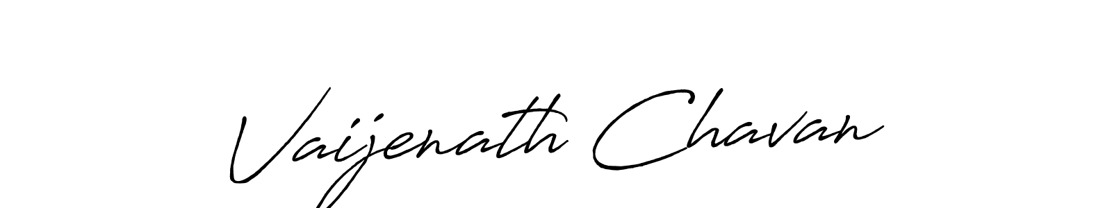 Also we have Vaijenath Chavan name is the best signature style. Create professional handwritten signature collection using Antro_Vectra_Bolder autograph style. Vaijenath Chavan signature style 7 images and pictures png