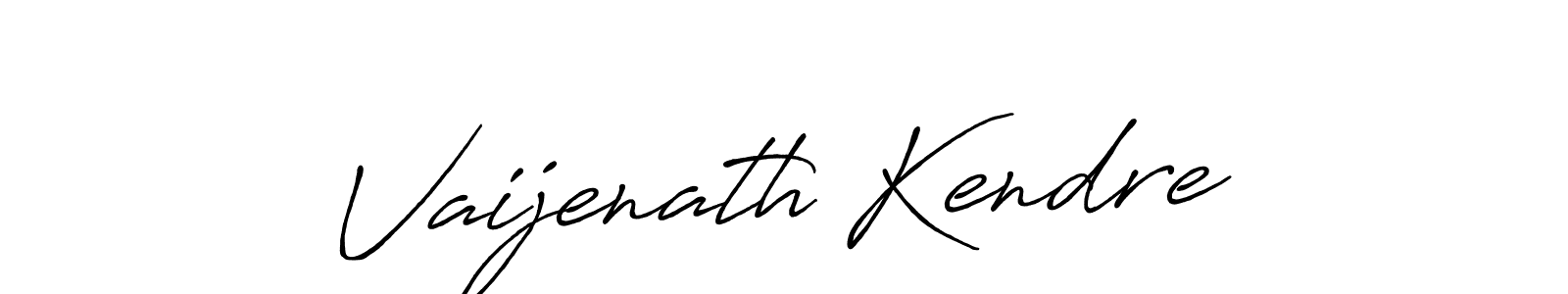 It looks lik you need a new signature style for name Vaijenath Kendre. Design unique handwritten (Antro_Vectra_Bolder) signature with our free signature maker in just a few clicks. Vaijenath Kendre signature style 7 images and pictures png