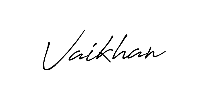 Once you've used our free online signature maker to create your best signature Antro_Vectra_Bolder style, it's time to enjoy all of the benefits that Vaikhan name signing documents. Vaikhan signature style 7 images and pictures png