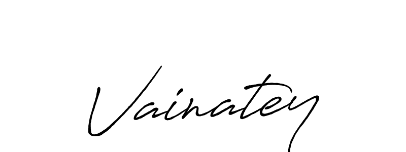 It looks lik you need a new signature style for name Vainatey. Design unique handwritten (Antro_Vectra_Bolder) signature with our free signature maker in just a few clicks. Vainatey signature style 7 images and pictures png