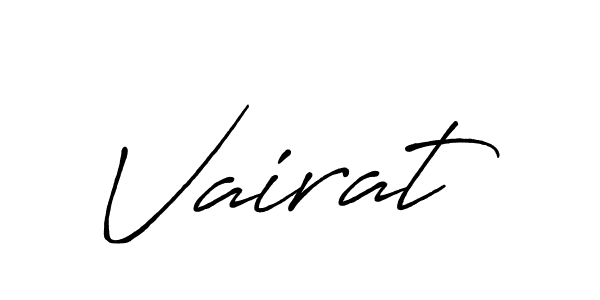 Also we have Vairat name is the best signature style. Create professional handwritten signature collection using Antro_Vectra_Bolder autograph style. Vairat signature style 7 images and pictures png