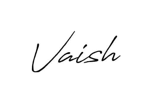 Also we have Vaish name is the best signature style. Create professional handwritten signature collection using Antro_Vectra_Bolder autograph style. Vaish signature style 7 images and pictures png