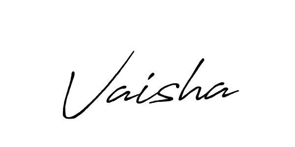 Also we have Vaisha name is the best signature style. Create professional handwritten signature collection using Antro_Vectra_Bolder autograph style. Vaisha signature style 7 images and pictures png